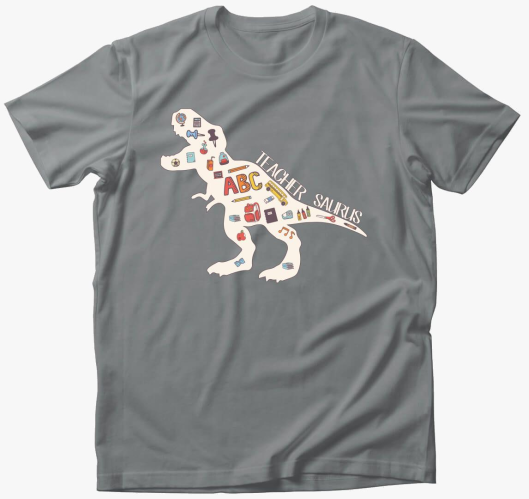 Teacher Saurus póló