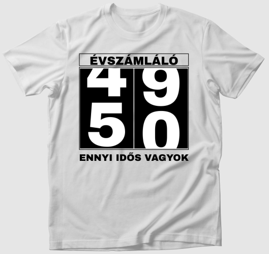 Évszámláló 50 éves szülinapi p...