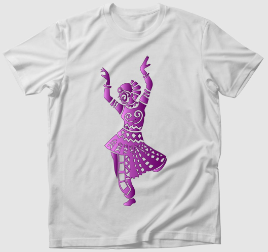 Indiai táncosnő1 póló
