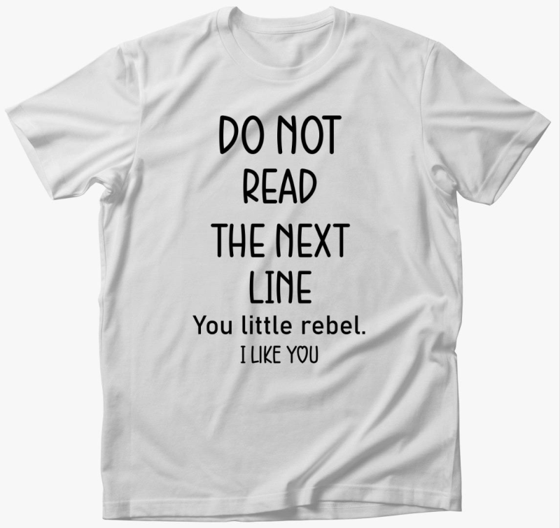 Do not read póló