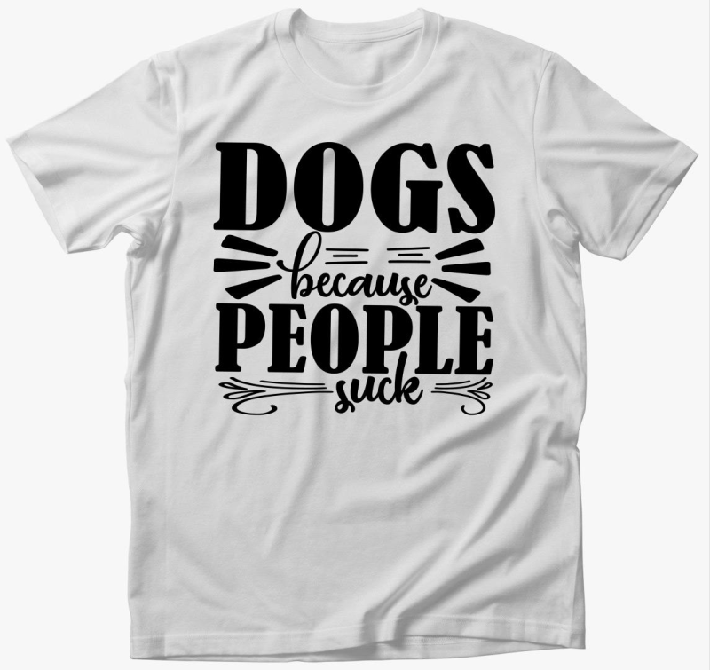 Dogs because póló