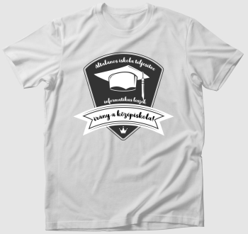 informatikus középiskola póló