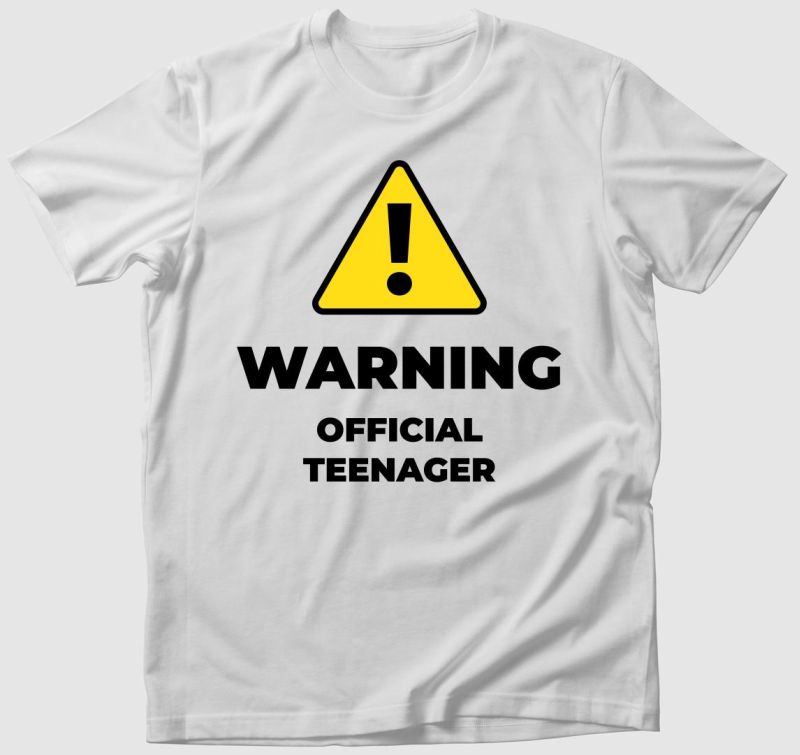 WARNING OFFICIAL TEENAGER (BRTH) póló