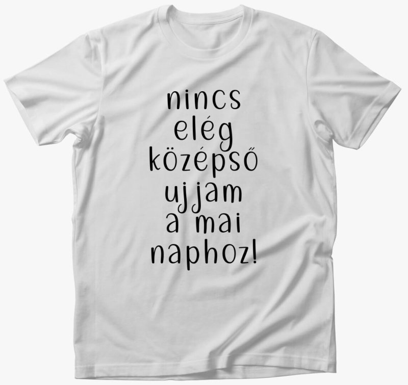 Középső ujj póló