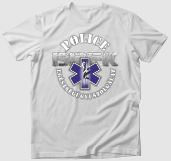 BRFK police egészségügyi szolgálat logós póló
