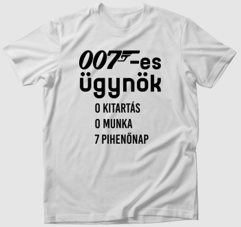 007-es ügynök pihenőnap póló