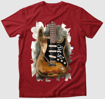 Stevie Ray Vaughan gitár póló