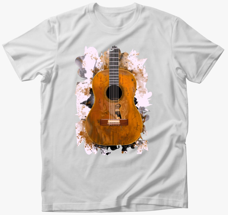 Willie Nelson Trigger Akusztikus Gitár póló
