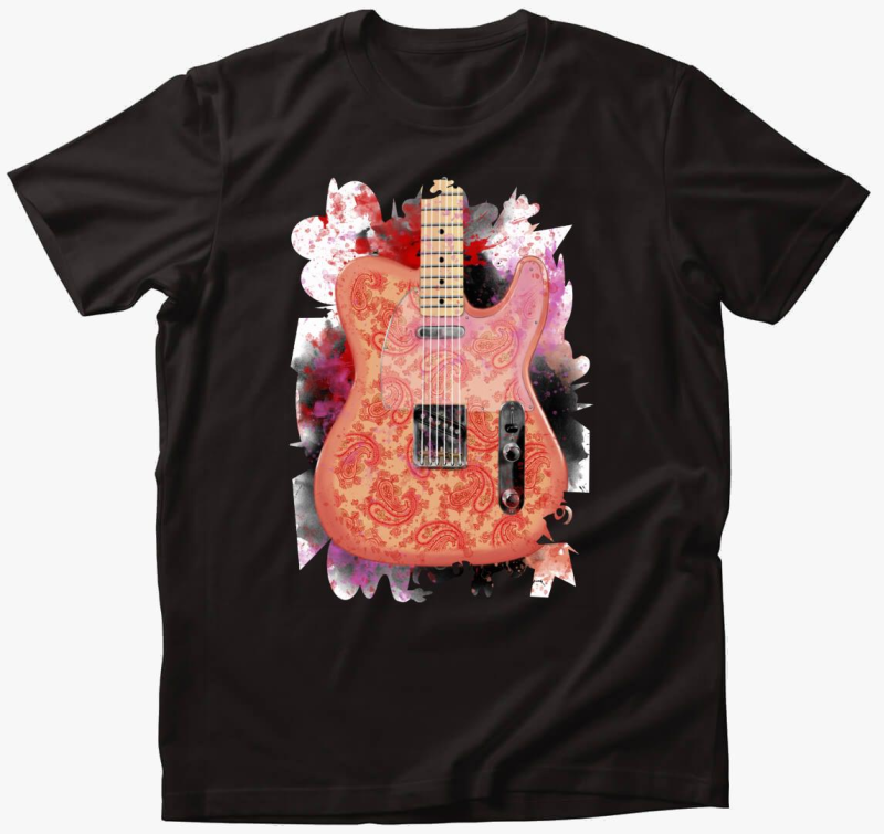 Brad Paisley gitár póló