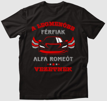 Alfa Romeós menő sofőr  póló