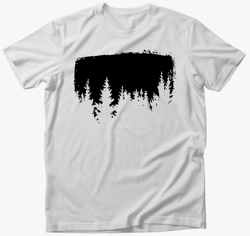 Erdő sziluett póló