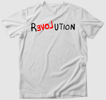 Revolution feliratú póló
