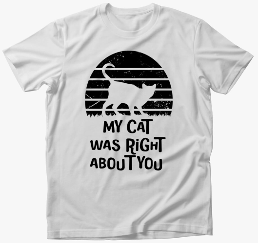 My cat right póló