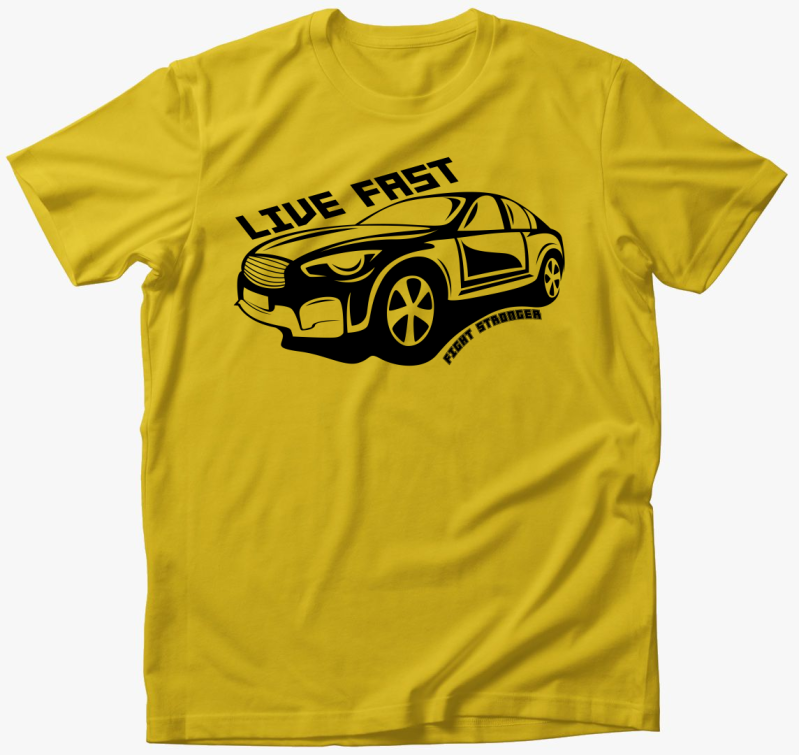 Live fast 2 póló