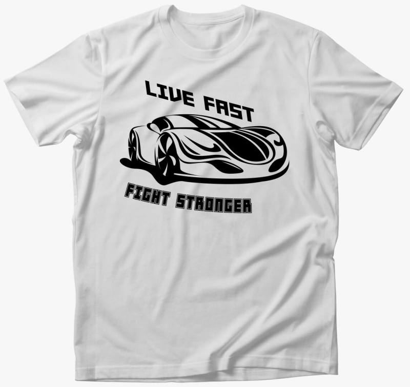 Live fast 4 póló
