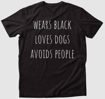 black - dogs póló