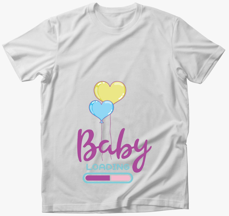 Baby loading lila póló