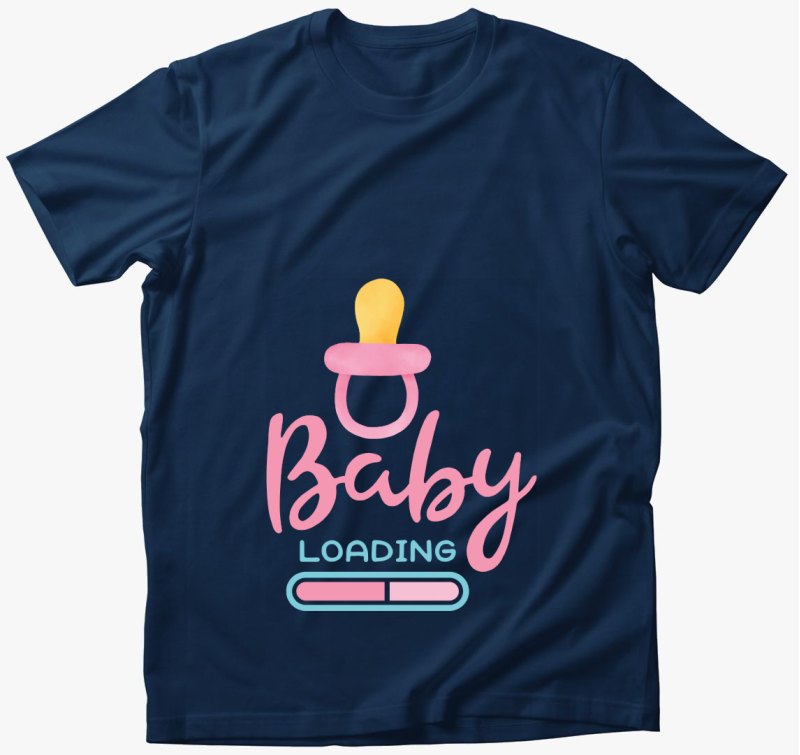 Baby loading rózsaszín póló