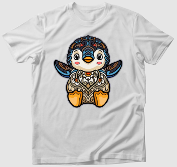 Aranyos pingvin mintás póló