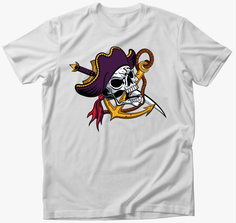 Pirate skull 4 póló