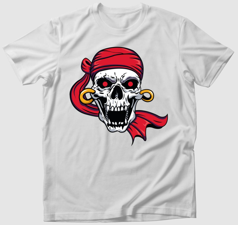 Pirate skull 8 póló