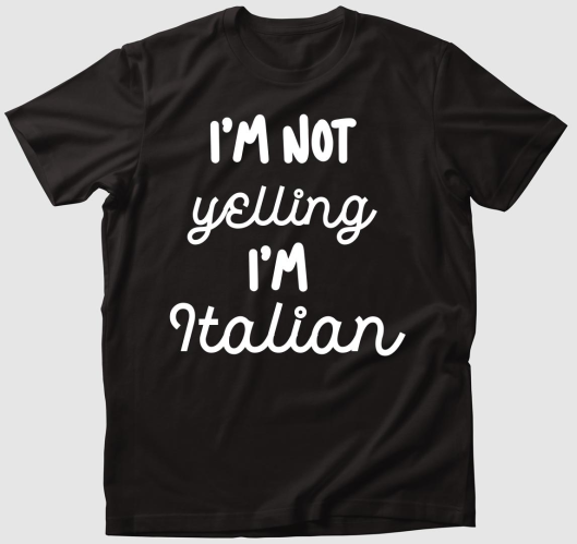 yelling Italian póló