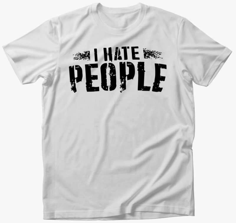 I hate people póló