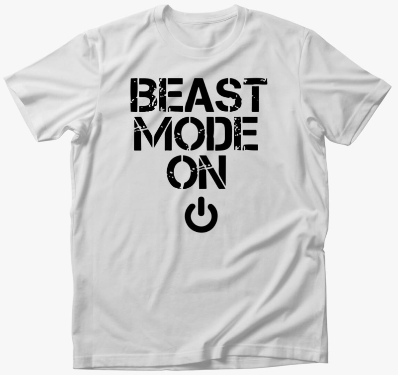 Beast mode on feliratú póló
