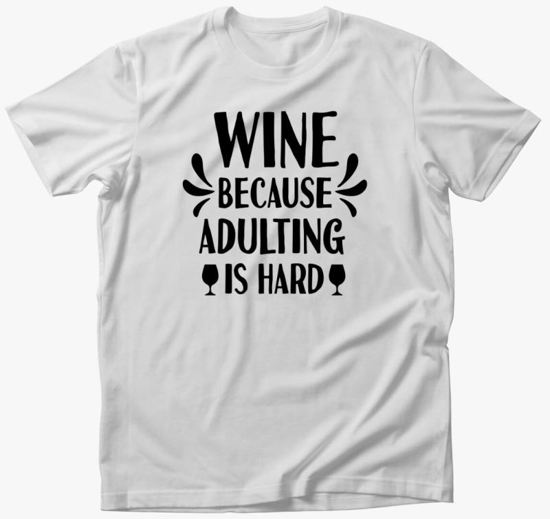 Wine adulting póló
