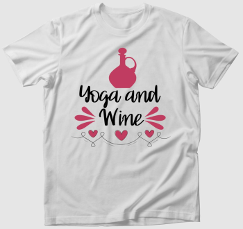yoga wine póló