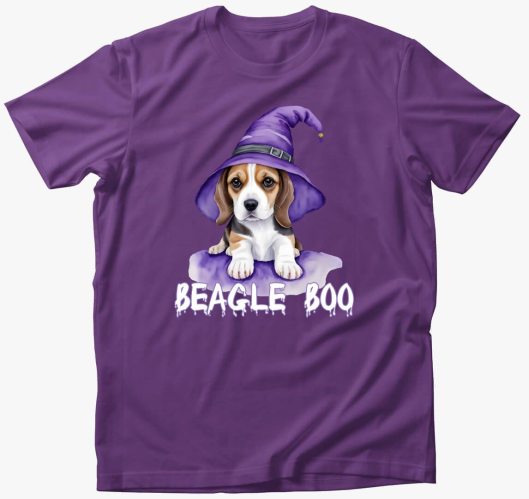 Halloween beagle póló