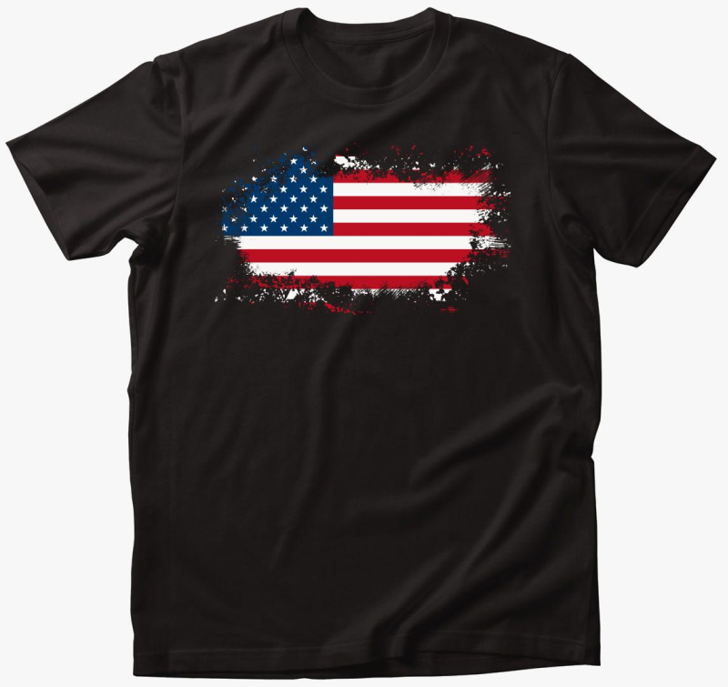 Amerikai zászló póló