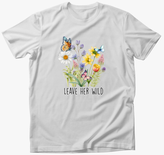 Leave her wild póló
