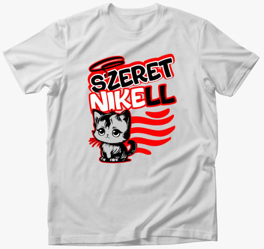 Szeretni kell cicusos póló