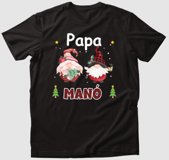 Papa karácsonyi manó póló