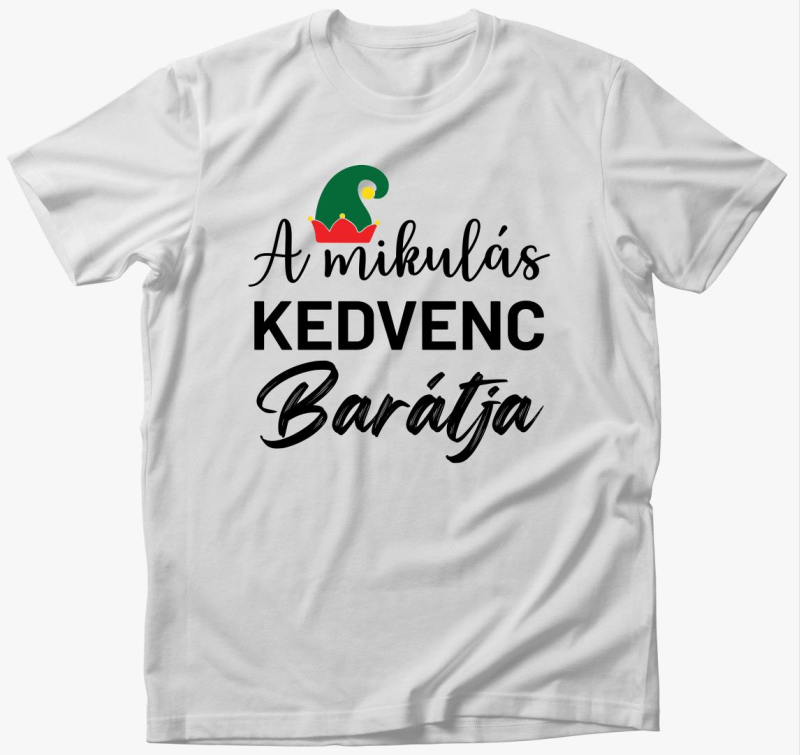 A mikulás kedvenc barátja póló