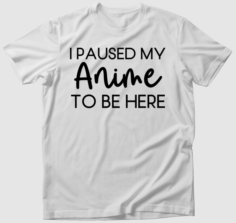 Anime paused póló