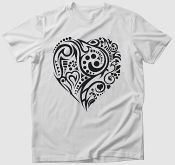 Maori szív póló