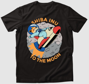 Shiba inut a holdra póló