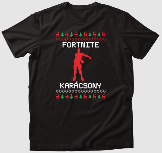 Fortnite karácsony póló