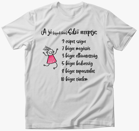 Lányos edző póló