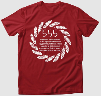 555 angyali szám póló
