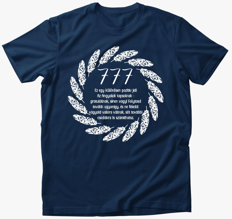 777 angyali szám póló