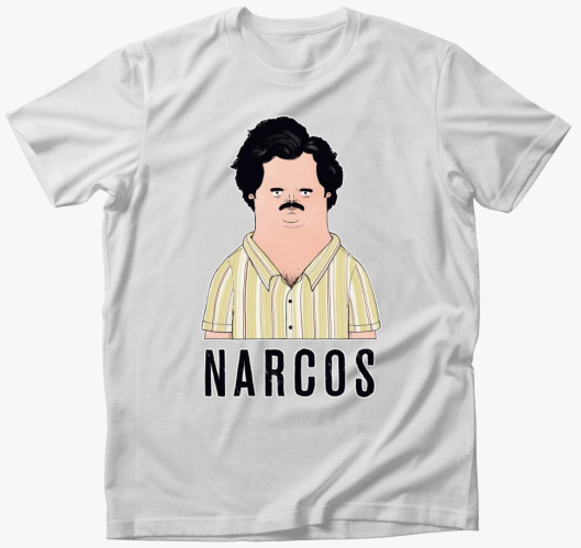 Escobar Cartoon - Narcos póló...