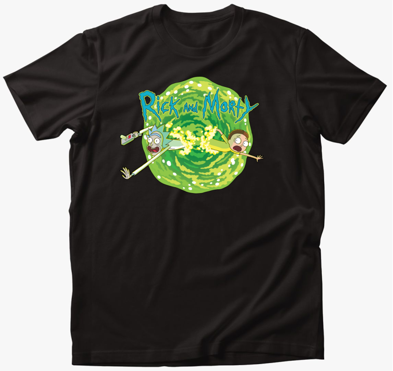 Rick és Morty portál póló
