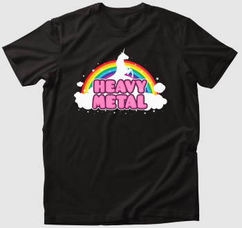 Unikornis Heavy Metal póló