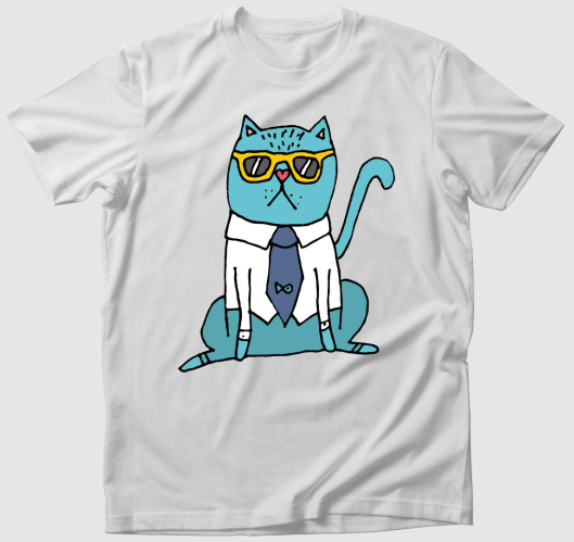 Főnök macska póló