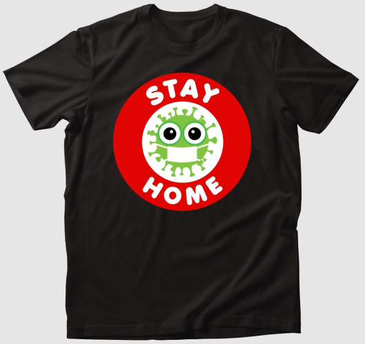 Koronavírus-maradj otthon póló...