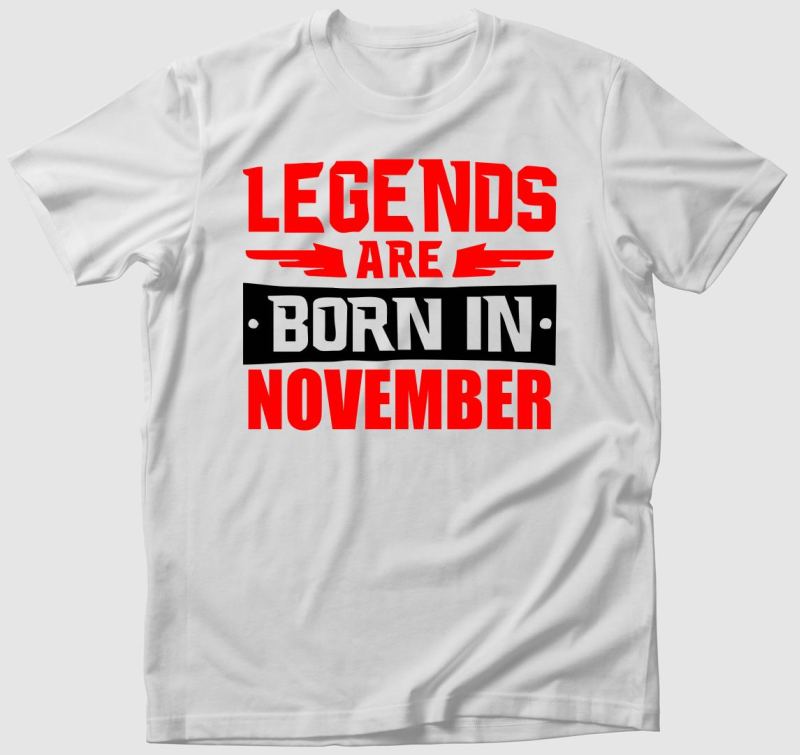 Legendák (választható hónap) születnek póló
