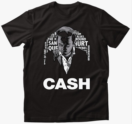 Johnny cash 2.0 póló